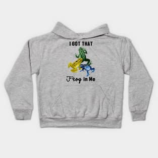 I Got That Frog in Me Kids Hoodie